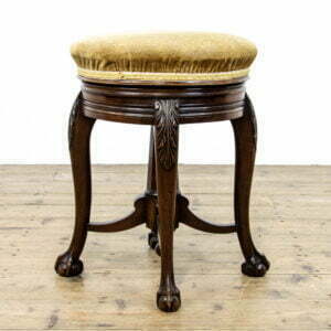 Victorian Mahogany Piano Stool by Shoolbred