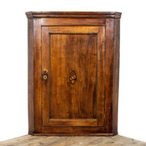 Antique Fruitwood Hanging Corner Cupboard