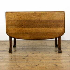 Antique Oak Drop Leaf Dining Table