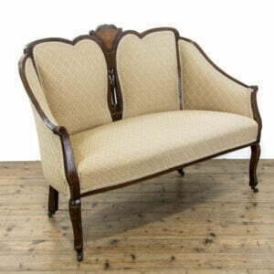 Antique Edwardian Mahogany Settee