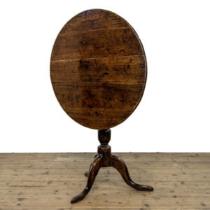 Antique Oak Tilt Top Tripod Table