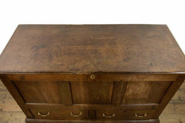 M-3647 Antique Oak Mule Chest Penderyn Antiques (3)