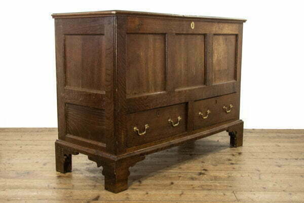 M-3647 Antique Oak Mule Chest Penderyn Antiques (4)