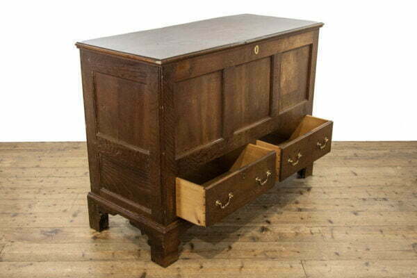 M-3647 Antique Oak Mule Chest Penderyn Antiques (5)