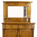 M-3651 Antique Oak and Pine Sideboard with Mirror Top Penderyn Antiques (2)