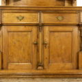 M-3651 Antique Oak and Pine Sideboard with Mirror Top Penderyn Antiques (3)