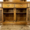 M-3651 Antique Oak and Pine Sideboard with Mirror Top Penderyn Antiques (5)