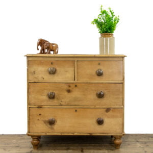 Small Antique Pine Chest of Drawers