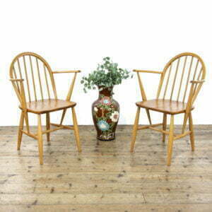 Pair of Vintage Ercol Hoop Back Armchairs