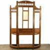 M-3716 Large Antique Pitch Pine Hall Stand Penderyn Antiques (1)