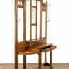 M-3716 Large Antique Pitch Pine Hall Stand Penderyn Antiques (10)
