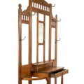 M-3716 Large Antique Pitch Pine Hall Stand Penderyn Antiques (10)