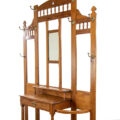 M-3716 Large Antique Pitch Pine Hall Stand Penderyn Antiques (13)