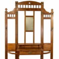 M-3716 Large Antique Pitch Pine Hall Stand Penderyn Antiques (2)