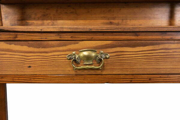 M-3716 Large Antique Pitch Pine Hall Stand Penderyn Antiques (4)