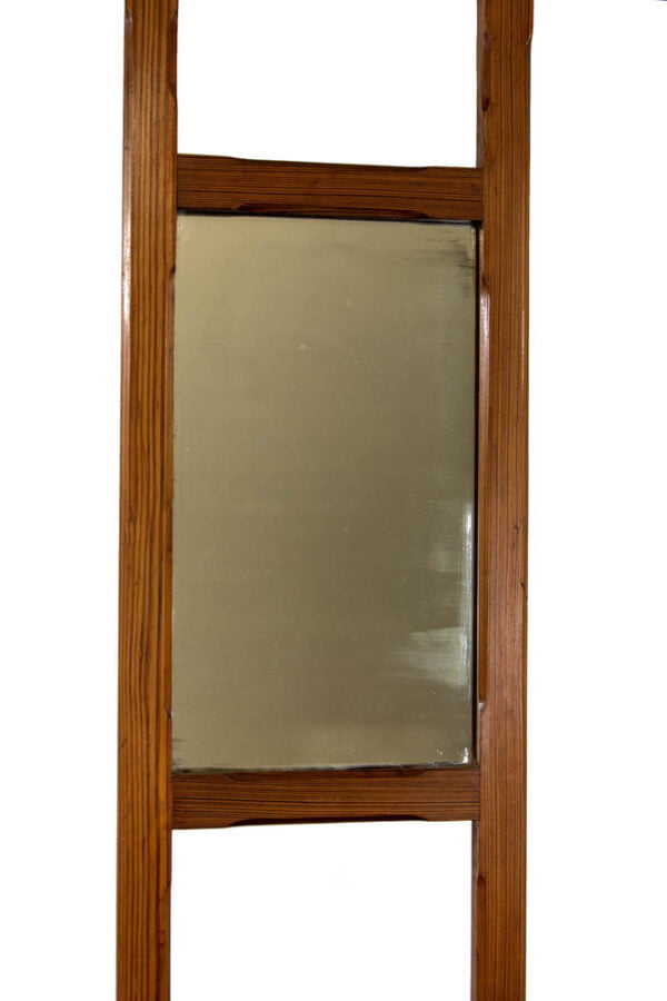M-3716 Large Antique Pitch Pine Hall Stand Penderyn Antiques (5)