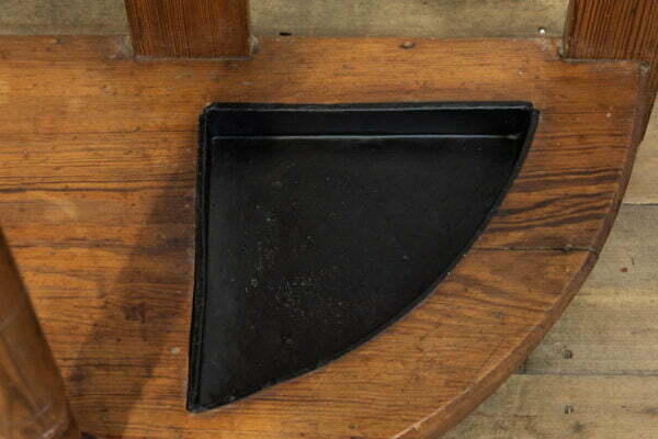 M-3716 Large Antique Pitch Pine Hall Stand Penderyn Antiques (8)