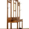 M-3716 Large Antique Pitch Pine Hall Stand Penderyn Antiques (9)