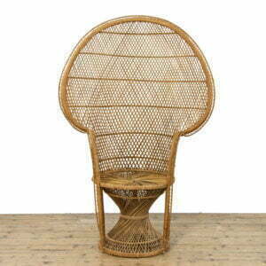 Vintage Cane Peacock Chair
