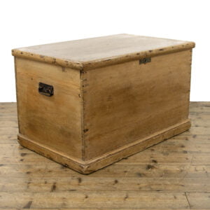 19th Century Stripped Pine Chest or Blanket Box