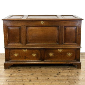 Large Georgian Oak Mule Chest