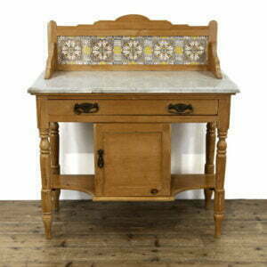 Victorian Pine and Marble Washstand