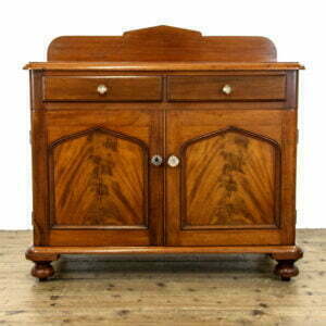 M-3757 Antique Victorian Mahogany Cupboard Penderyn Antiques (1)