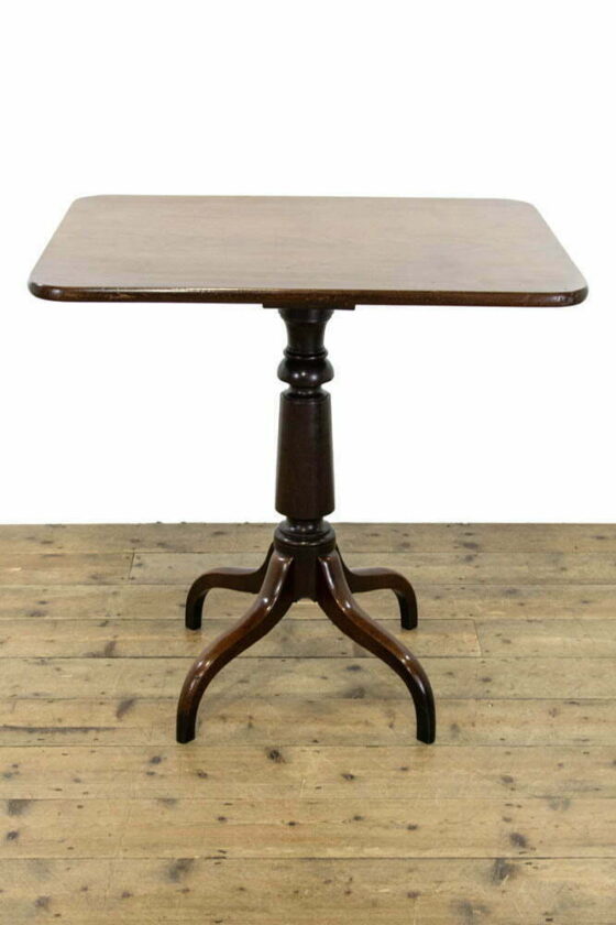 M-3787 19th Century Antique Mahogany Side Table (5)