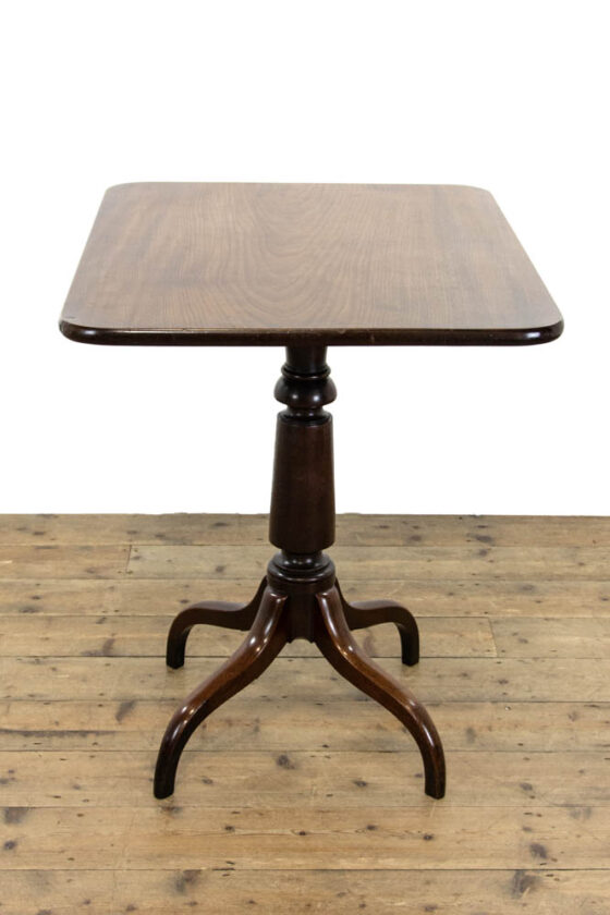 M-3787 19th Century Antique Mahogany Side Table (7)