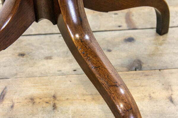 M-3787 19th Century Antique Mahogany Side Table (9)