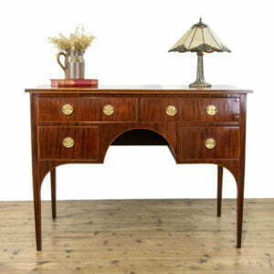 M-3789 Antique Sheraton Revival Side Table with Four Drawers Penderyn Antiques (1)