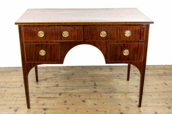 M-3789 Antique Sheraton Revival Side Table with Four Drawers Penderyn Antiques (3)