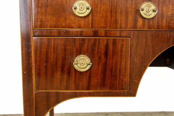 M-3789 Antique Sheraton Revival Side Table with Four Drawers Penderyn Antiques (4)
