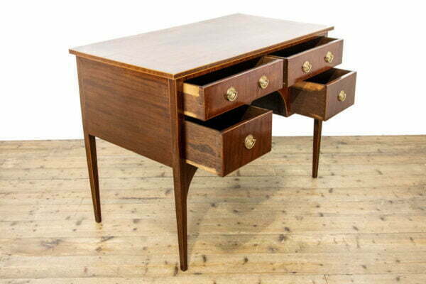 M-3789 Antique Sheraton Revival Side Table with Four Drawers Penderyn Antiques (7)