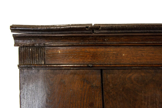 M-3822 Antique Welsh Oak Cupboard or Carmarthen Coffer Penderyn Antiques (10)