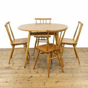 Vintage Elm Ercol Breakfast Table 396 and Chairs