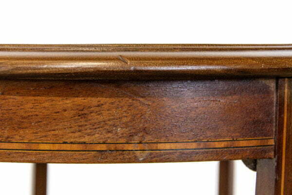 M-3830 Edwardian Mahogany Marquetry Side Table (10)