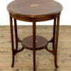 M-3830 Edwardian Mahogany Marquetry Side Table (6)