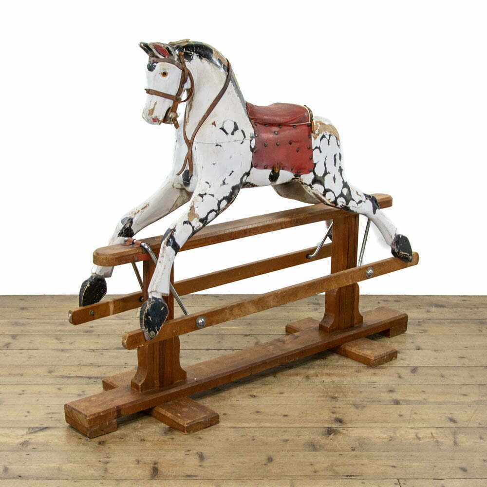 Vintage Wooden Rocking Horse by Leeway
