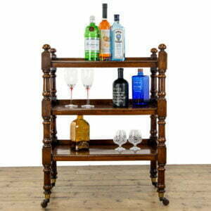 Antique Victorian Mahogany Drinks Trolley