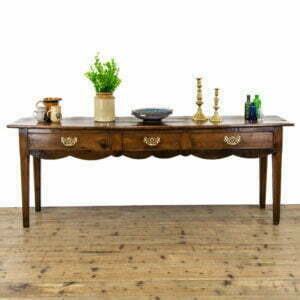 Large Antique Fruitwood Dresser Base
