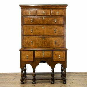 M-3930 Antique Walnut Chest on Stand Penderyn Antiques (1)