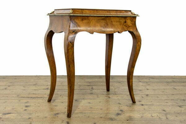 M-3933 Antique Walnut Marquetry Planter Penderyn Antiques (2)