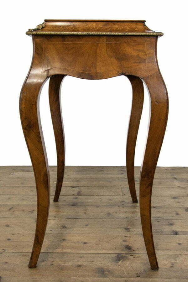 M-3933 Antique Walnut Marquetry Planter Penderyn Antiques (6)