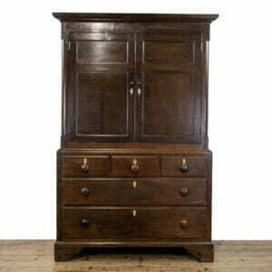 Antique Welsh Oak Press Cupboard 1878