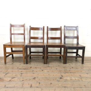 Mixed Set of Four Welsh Farmhouse Chairs