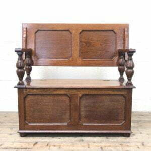 Early 20th Century Oak Monk Bench