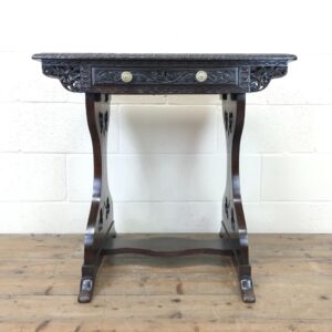 Antique Padauk Wood Side Table