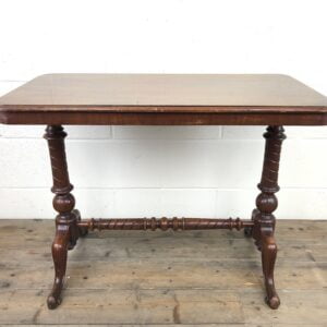 Victorian Mahogany Occasional Table with Stretcher