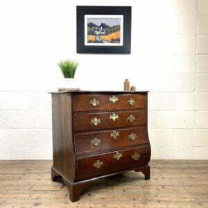 18th Century Antique Oak Bombe Chest